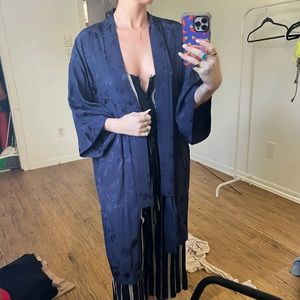 Blue kimono